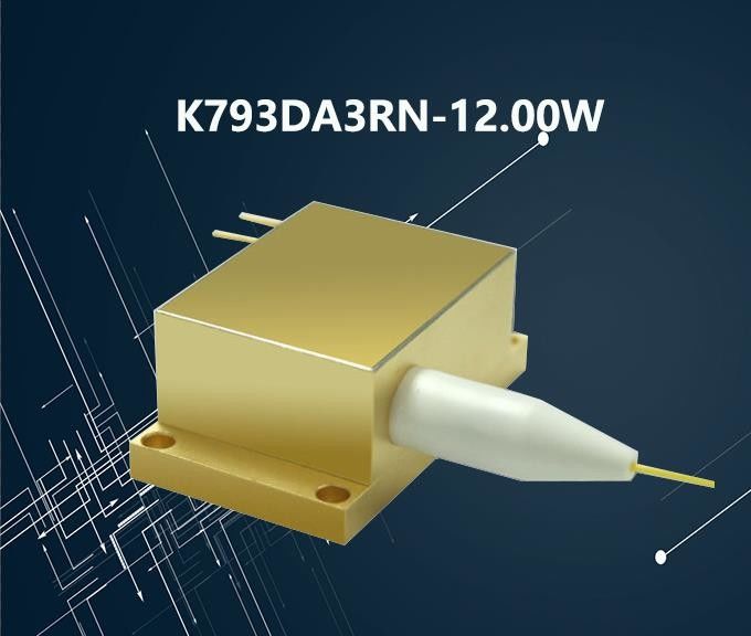 módulo 793nm 12 W do laser do diodo do acoplamento da fibra de 105µm